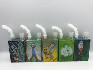 rick and morty juice box water pipe