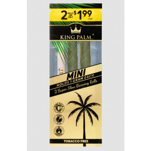 king palm mini real leaf rolls 2pk