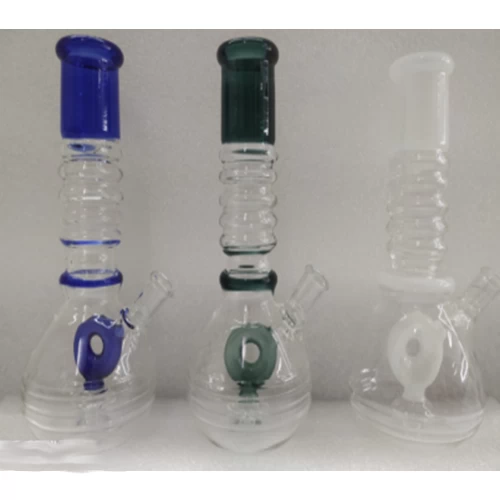o shaped perc water pipe 9in omsw78