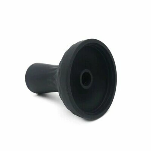Silicone Hookah Bowl Phunnel Spiral Black