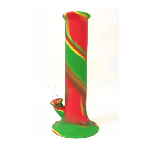 silicone water pipe straight color swirls tk60