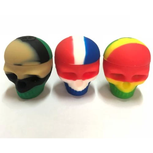 skull silicone wax container gb25