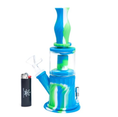 Silicone Water Pipe Nectar Collector Combo