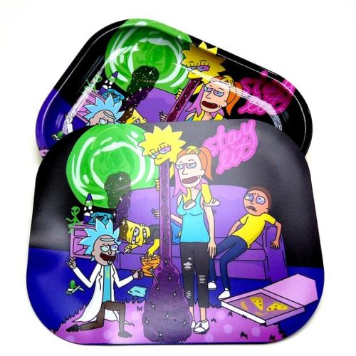 Rick and Morty Cigarette Rolling Tray