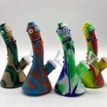 silicone water pipe w/ curved neck