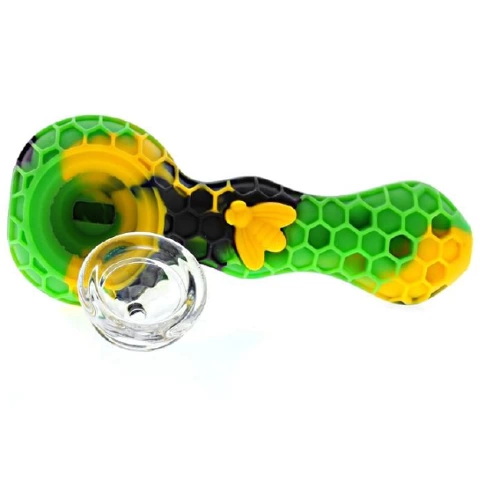 silicone honeycomb hp with glass bowl zt78