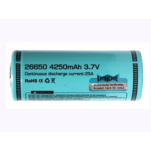 lithicore 26650 battery specs