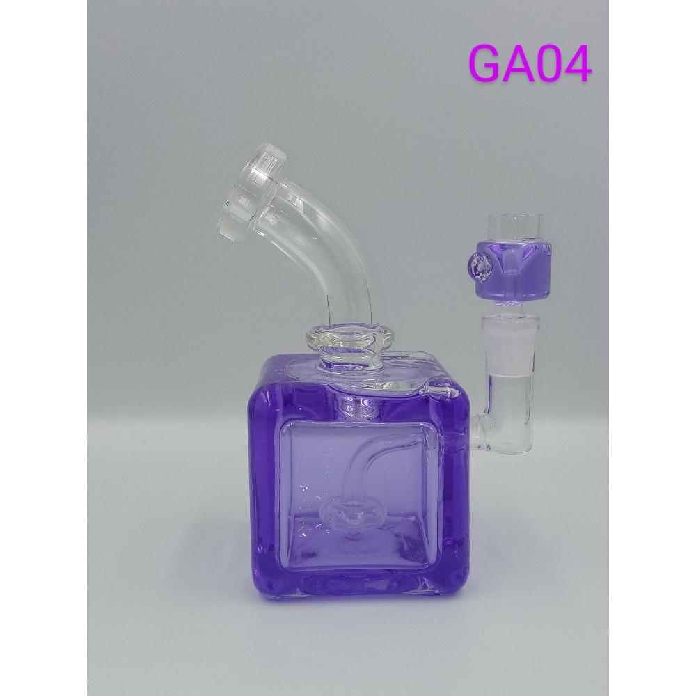 7 inch glycerin square shaped water pipe