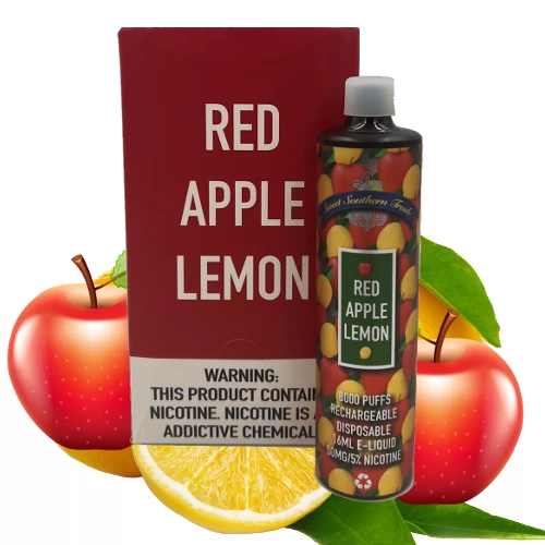 sst red apple lemon disposable