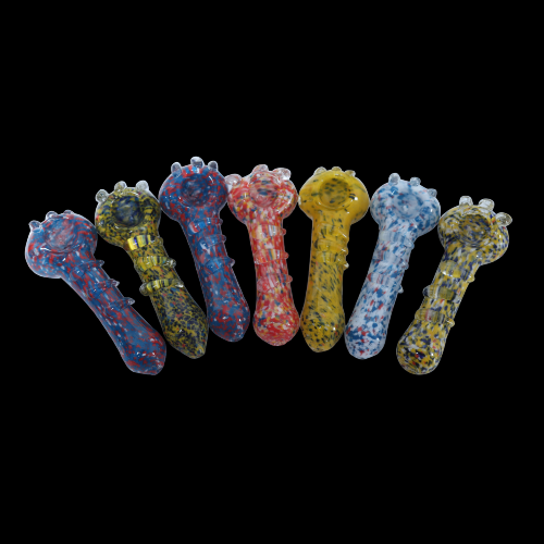 4.5 inch stained glass hand pipe