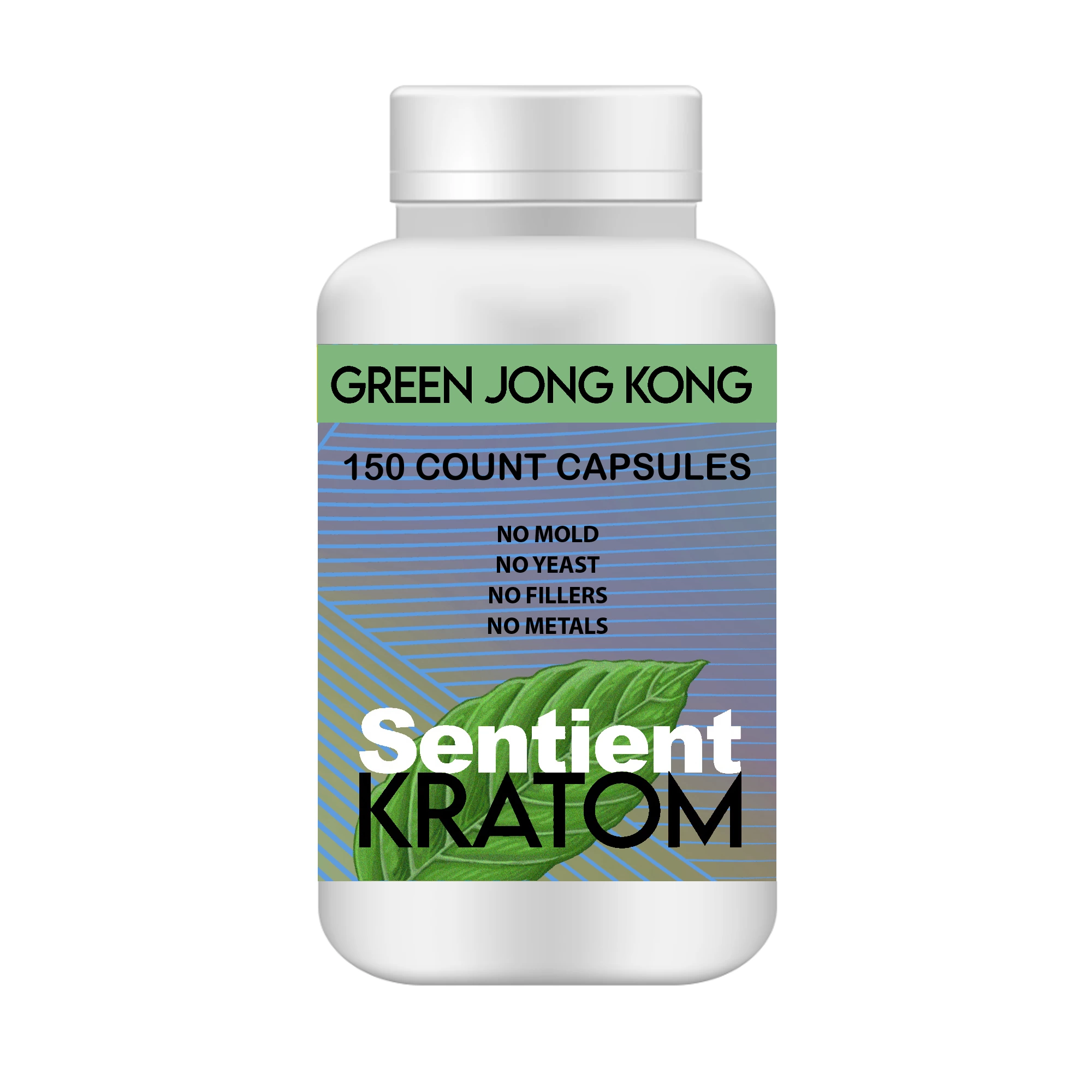 Green Jong Kong Kratom 150ct caps