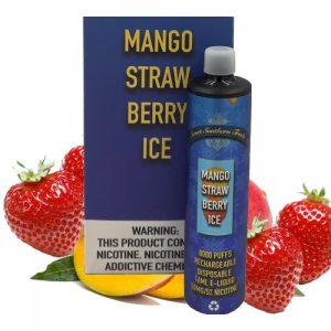 mango strawberry ice