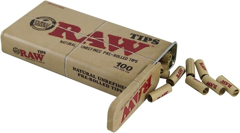 raw tips natural unrefined pre-rolled
