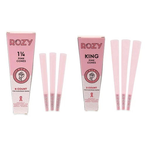 rozy pink pre-rolled cones 1