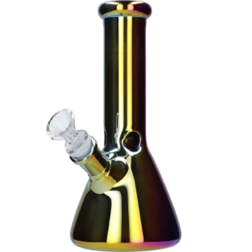 rainbow designer glass pipe weed kit - 11 piece set