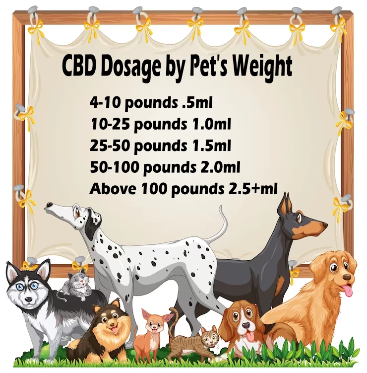 cbd oil for dogs dosage guide
