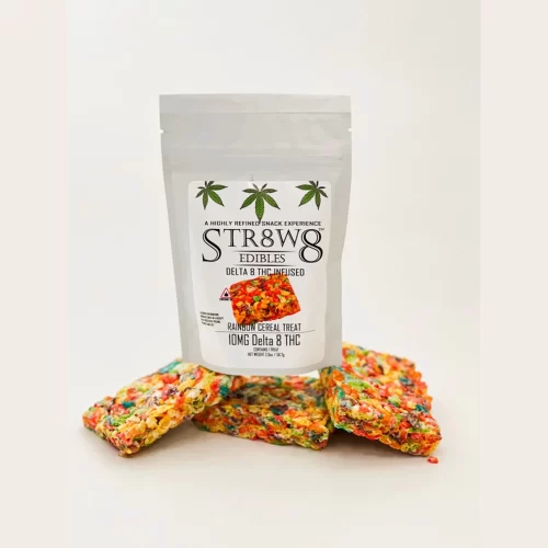 str8w8 10mg d8 rainbow cereal treat featured