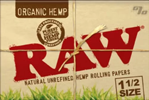 raw organic 1 1 2 rolling papers