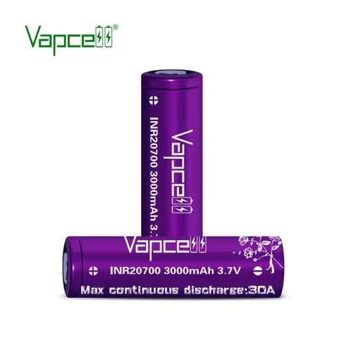 Vapcell 20700 Purple Battery featured