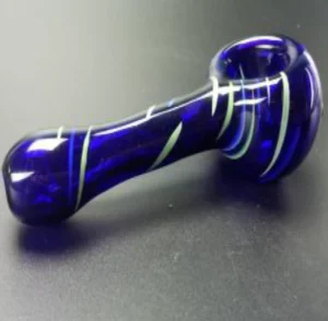 Multicolor Glass Hand Pipe D094